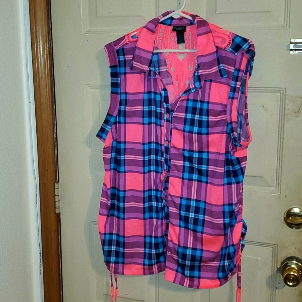 Rue 21 Pink Summer Shirt
